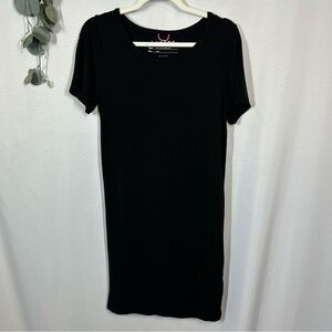 HATCH | Maternity T-Shirt Dress Layer Black Short Sleeve Women’s Size Small
